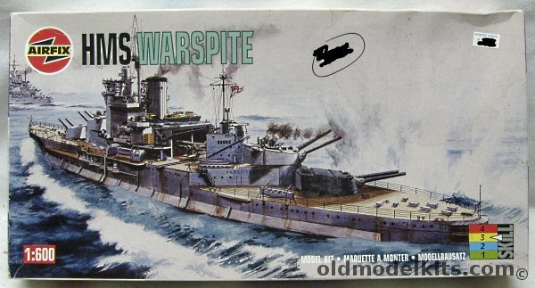 Airfix 1/600 HMS Warspite, 04205 plastic model kit